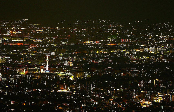 Kyoto night view